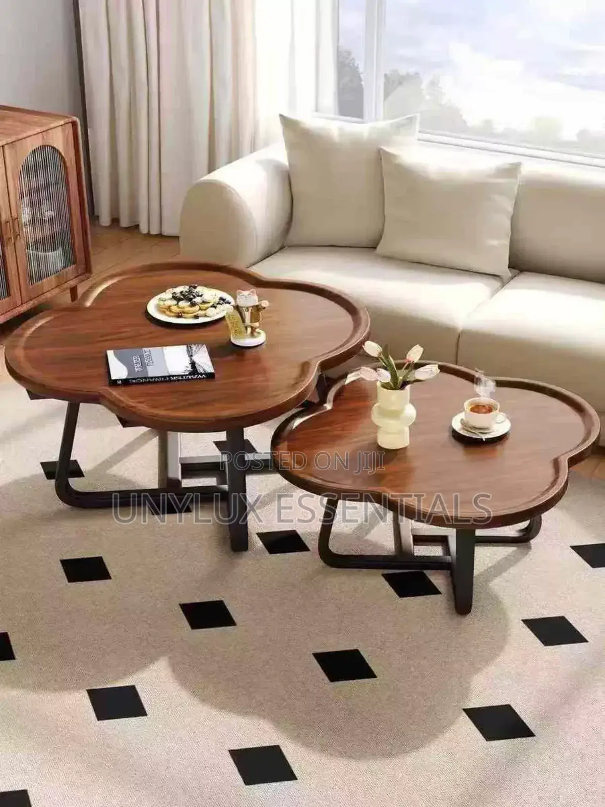 2in1 Clover Leaf Center Table Set