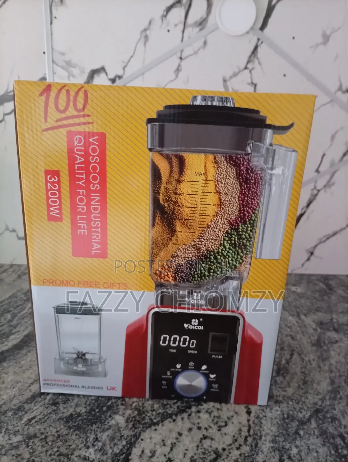 Voscos 3liter 3200watts Blender