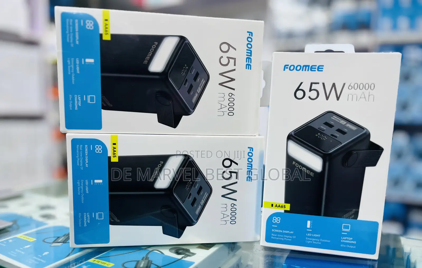 Foomee 60000mah Power Bank 65watts