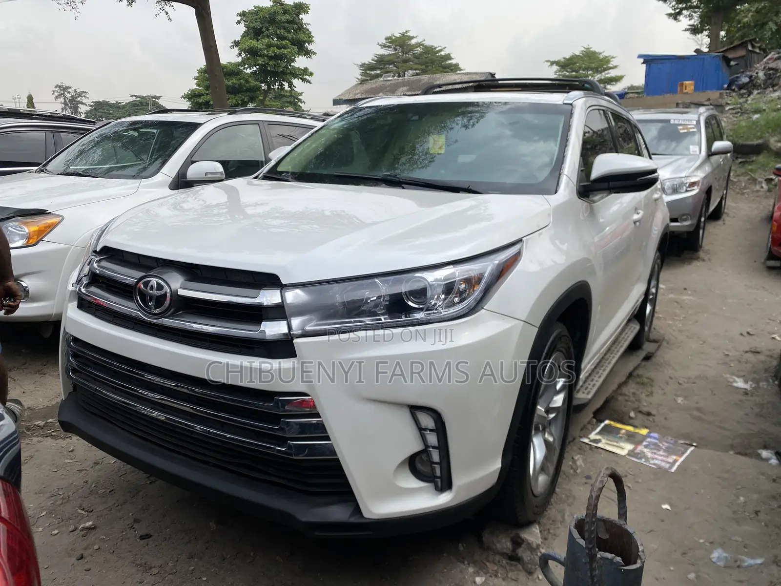 Toyota Highlander Limited V6 4x4 (3.5L 6cyl 6A) 2016 White