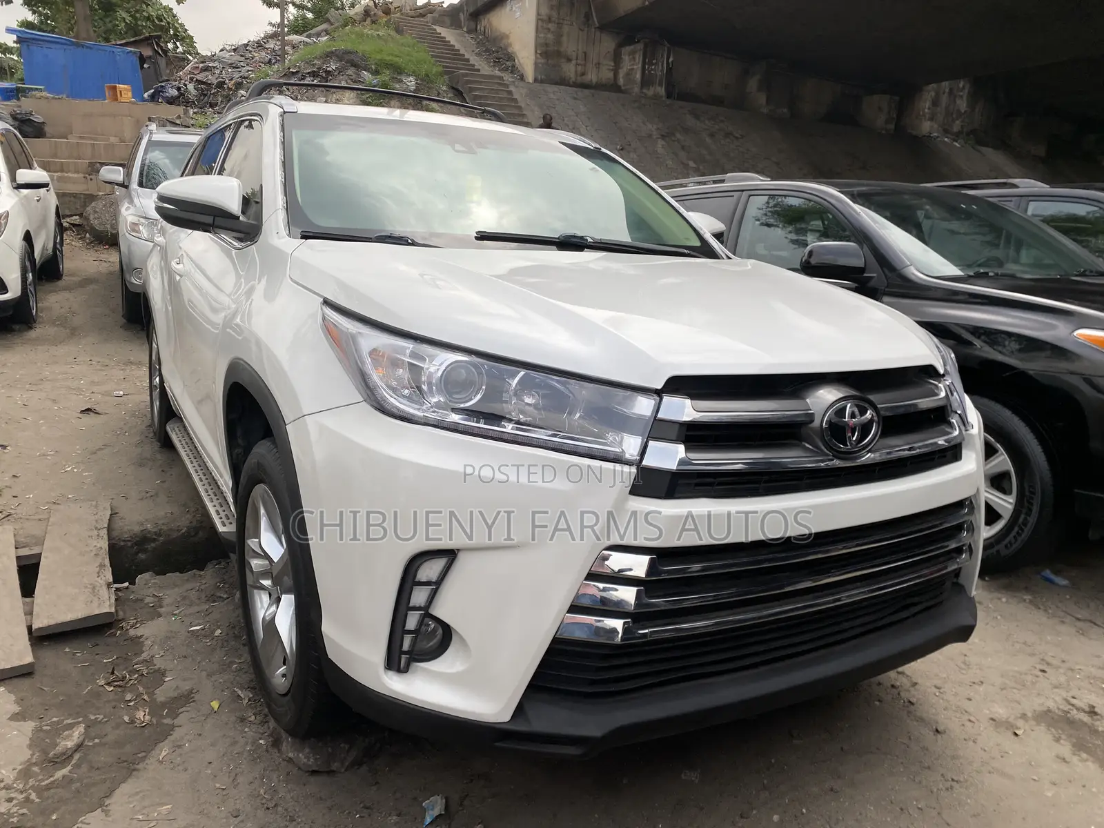 Toyota Highlander Limited V6 4x4 (3.5L 6cyl 6A) 2016 White
