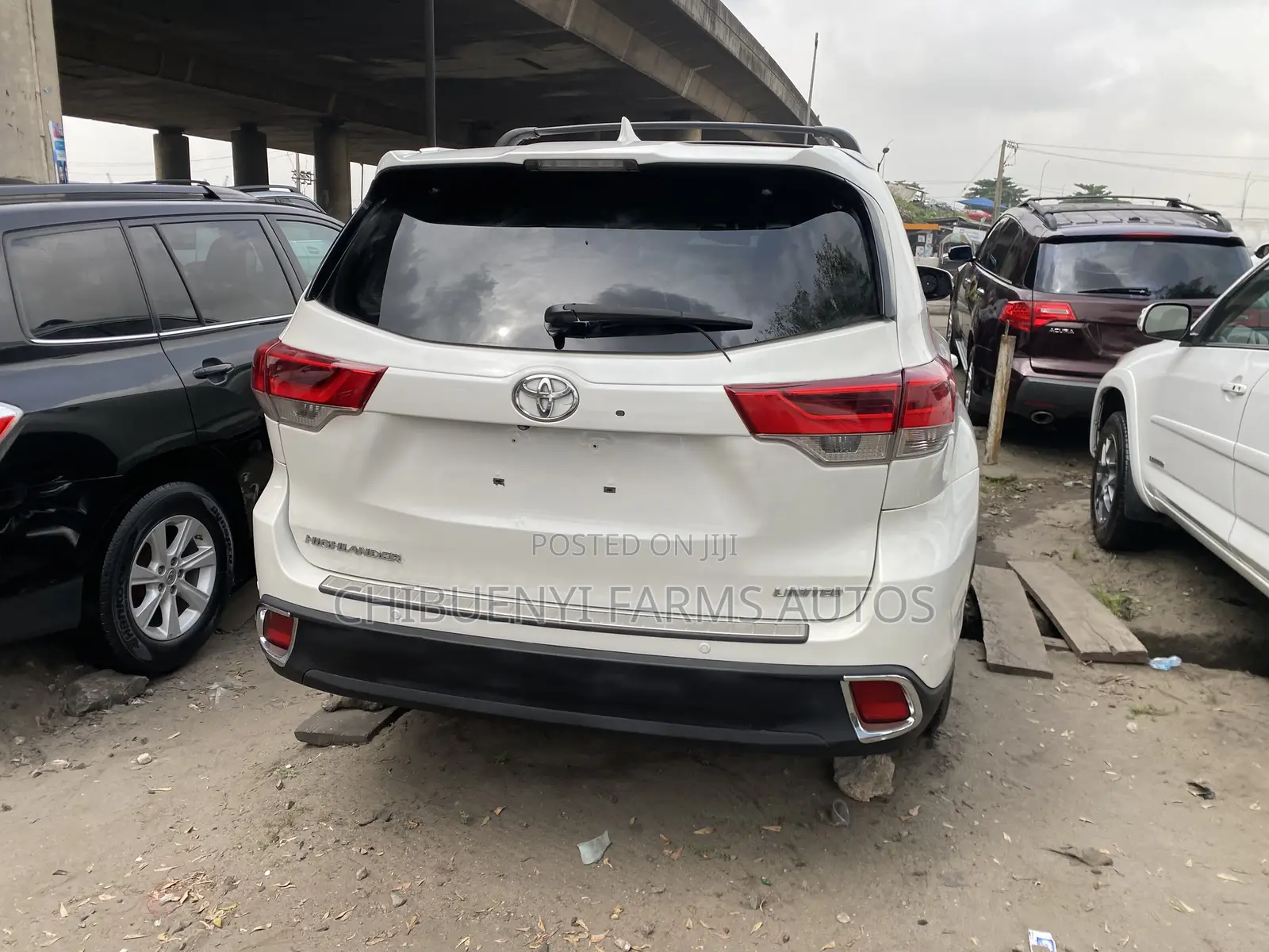 Toyota Highlander Limited V6 4x4 (3.5L 6cyl 6A) 2016 White