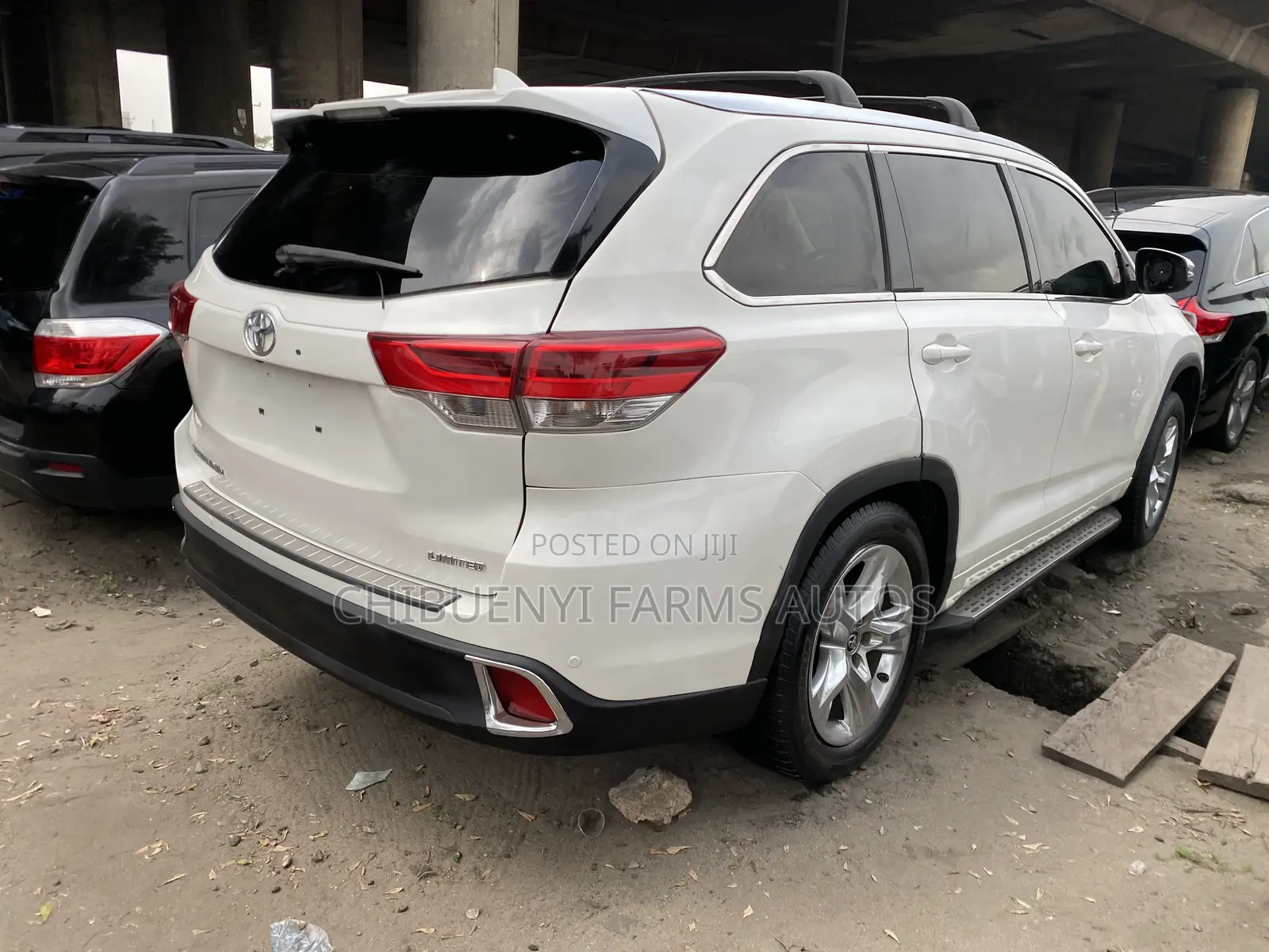 Toyota Highlander Limited V6 4x4 (3.5L 6cyl 6A) 2016 White