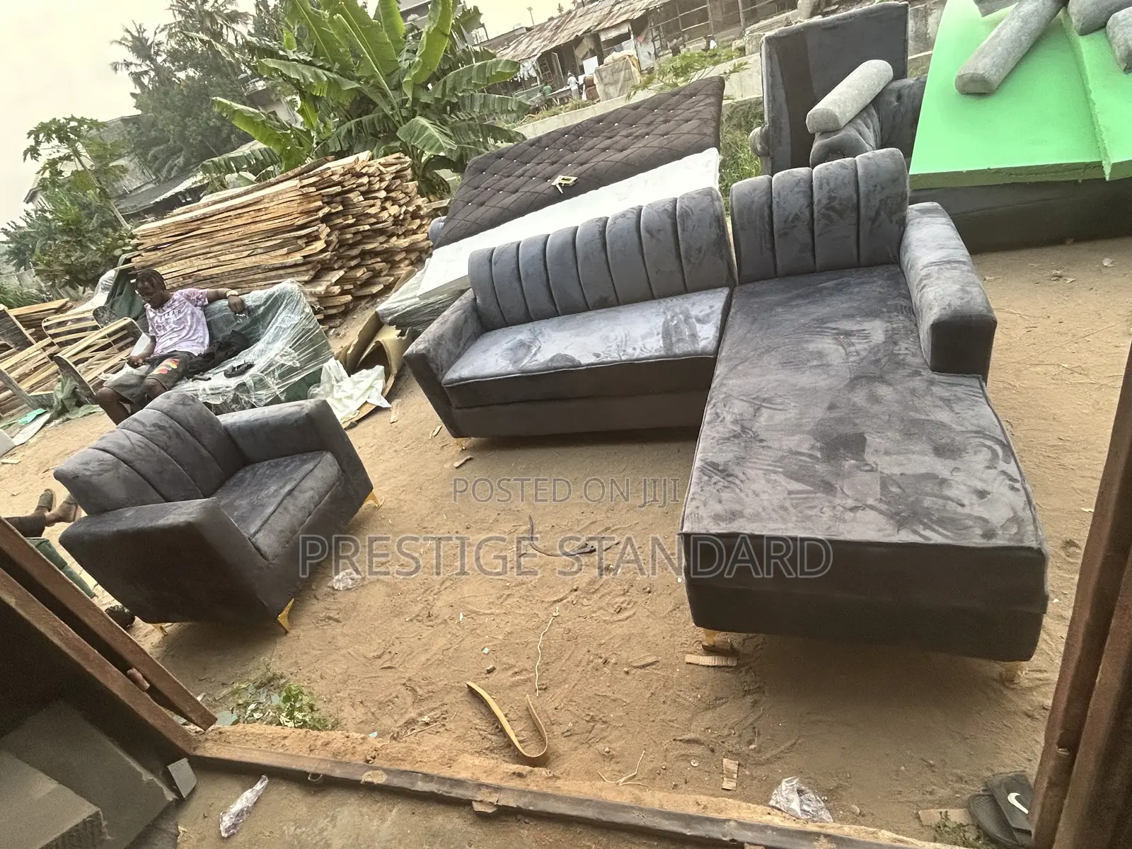 A Seven Seater Modern Couch