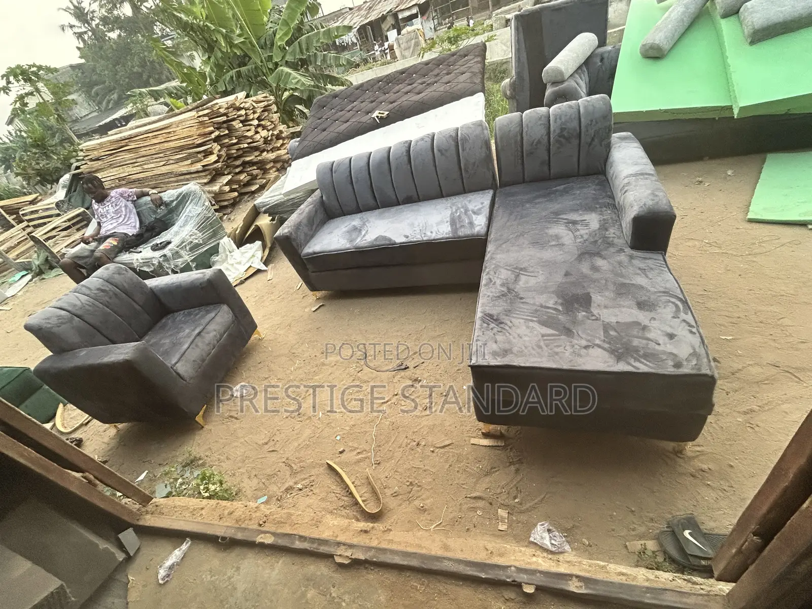 A Seven Seater Modern Couch