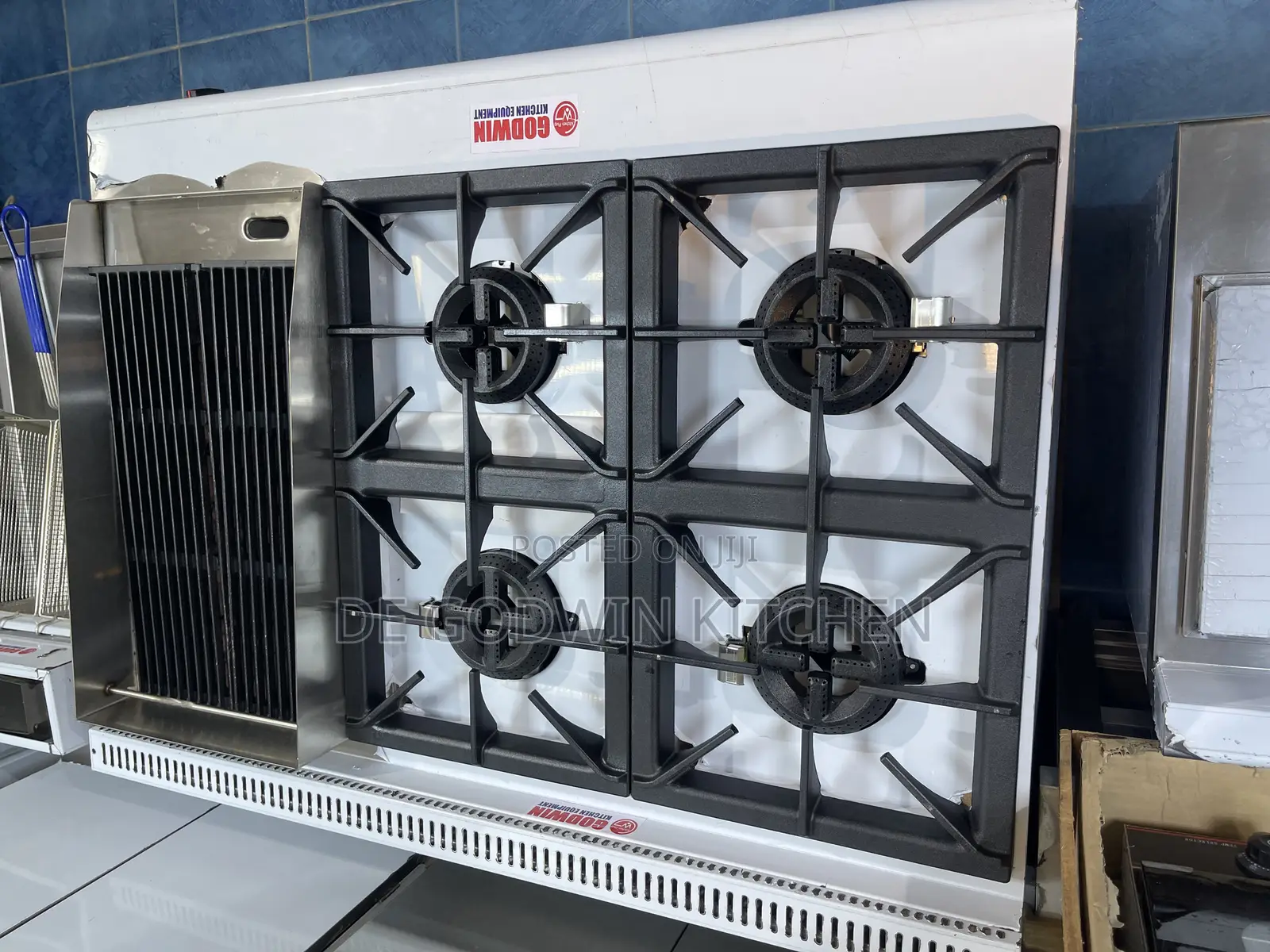 4 Burners Gas Cooker With Lava Rock Grill Now Available