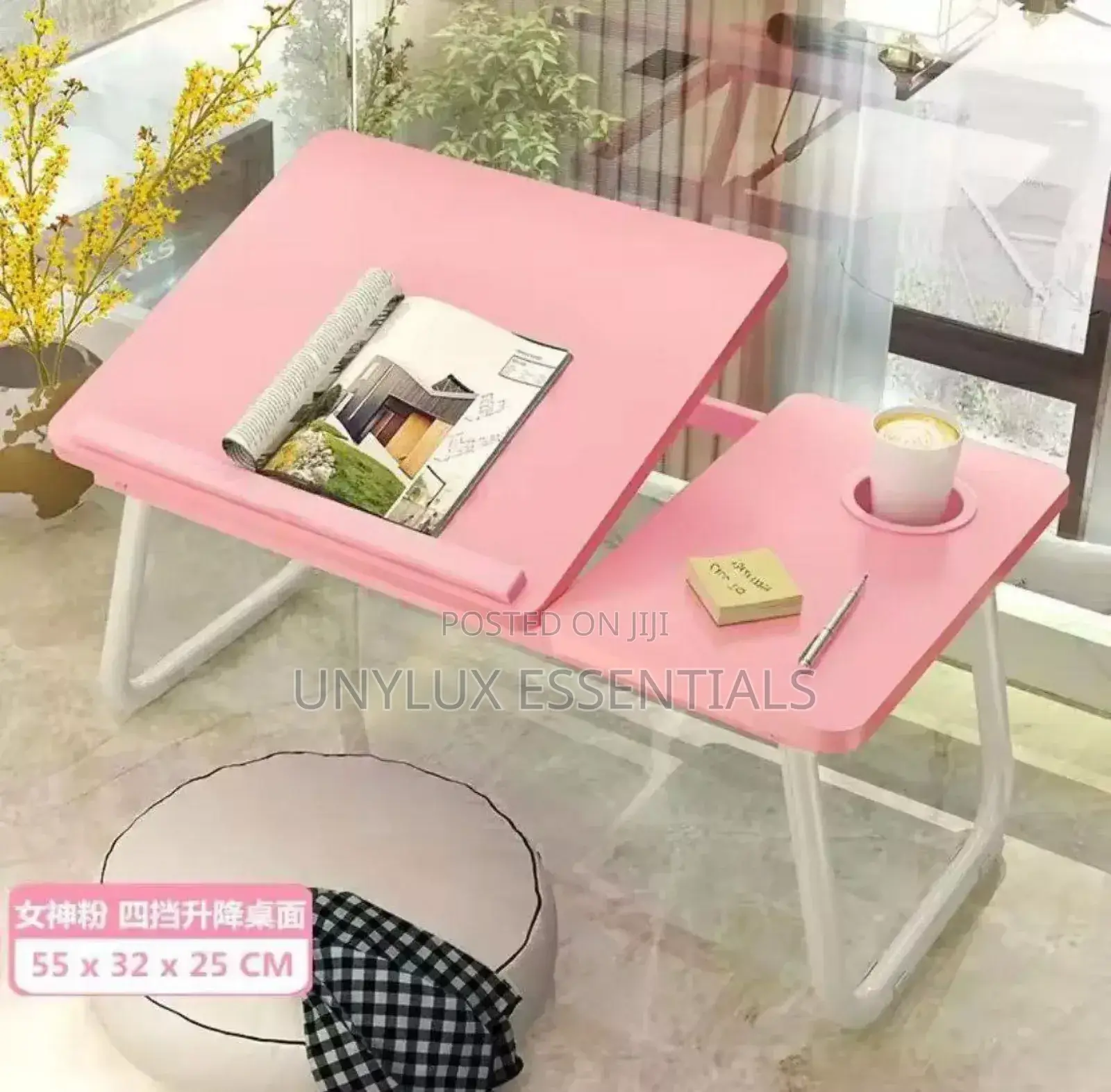 Integrated Foldable Table With Adjustable Height