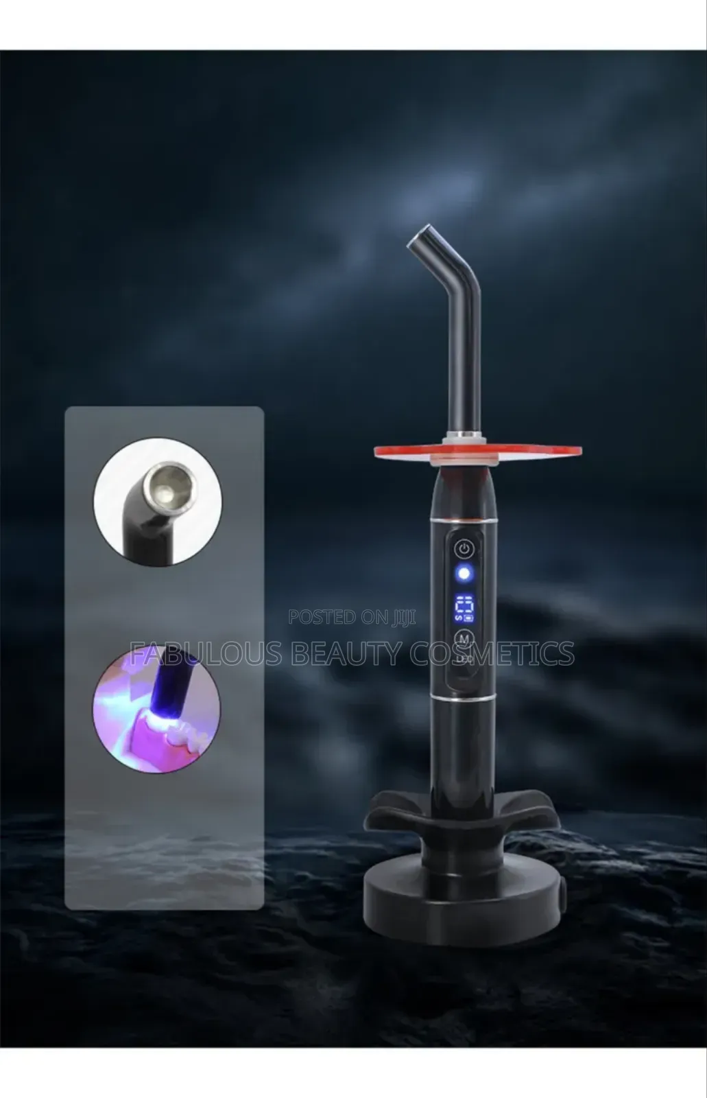 Led Curing Light, Cordless Dental Photopolymerizer, 1400 Mw Intensity