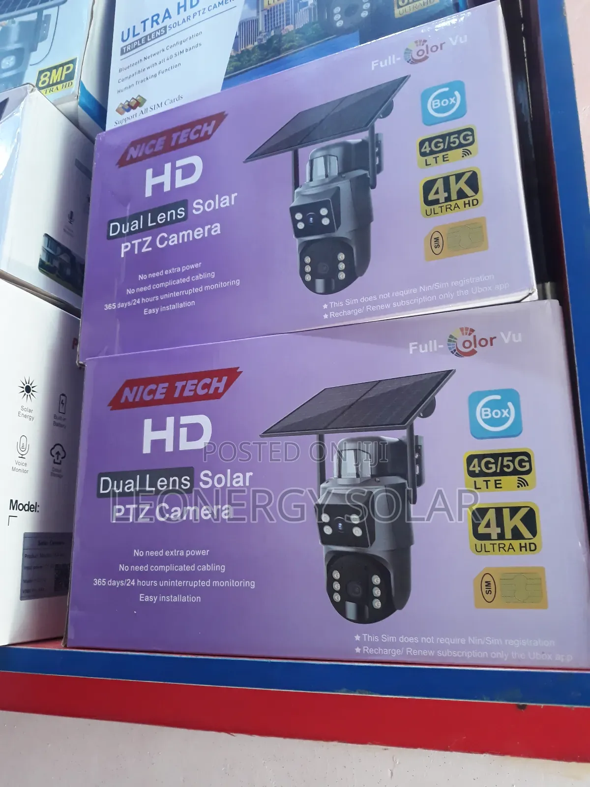 Double Lens Solar Camera Ubox
