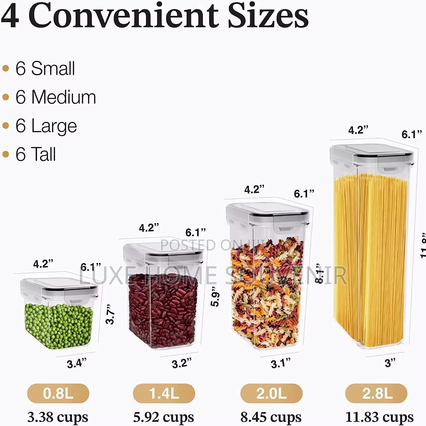 8 in 1 Airtight Storage Container