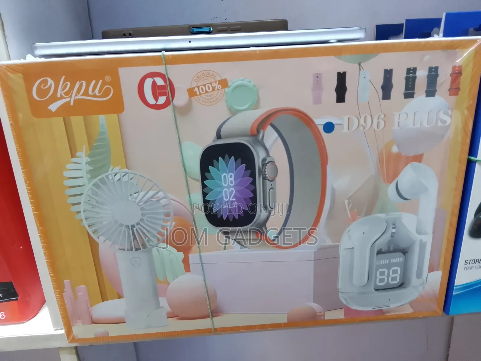 D96 Plus Smartwatch Combo Set