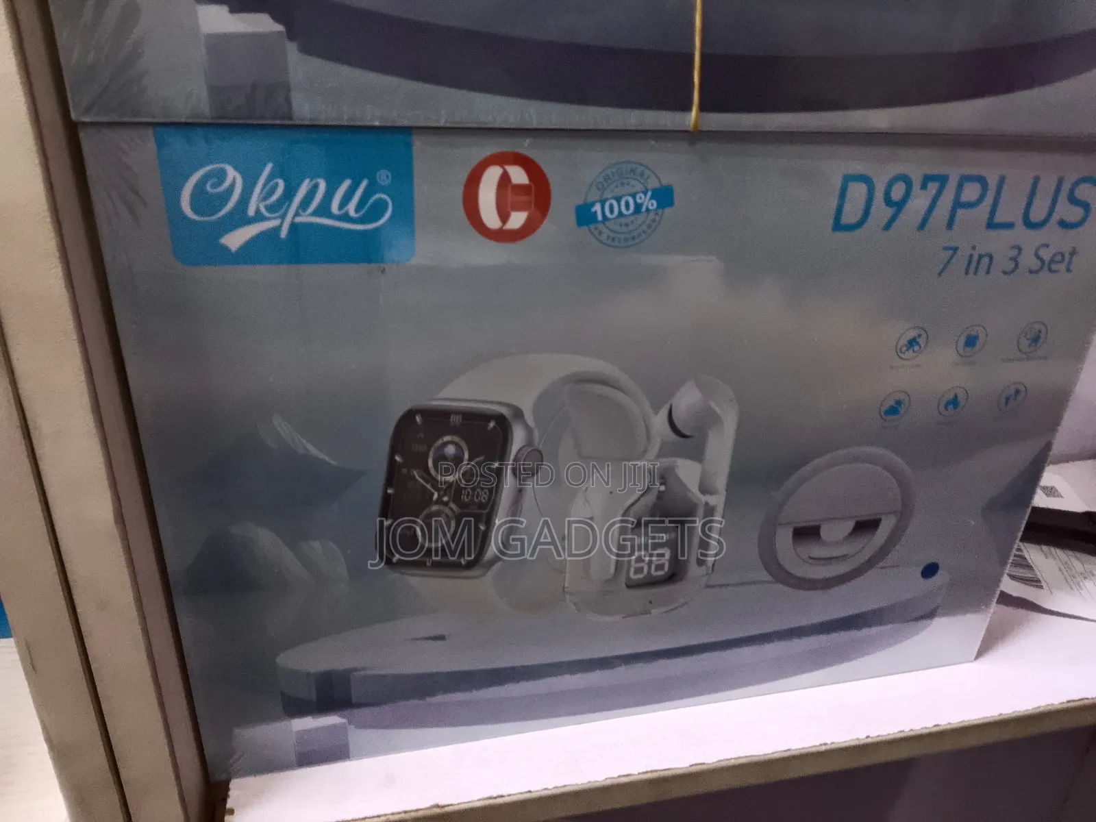 Okpu D97plus 7-in-3 Smartwatch Set.