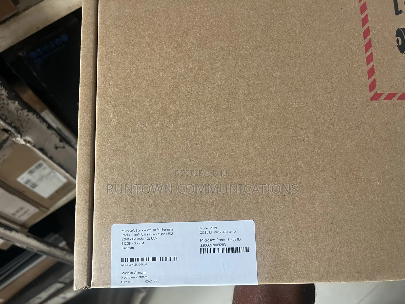 New Laptop Microsoft Surface Pro 10 32GB Intel Core Ultra 7 SSD 512GB