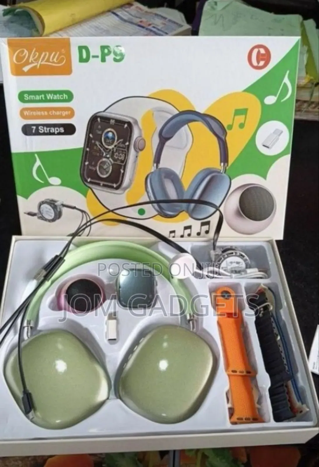 Okpu D97plus 7-in-3 Smartwatch Set.