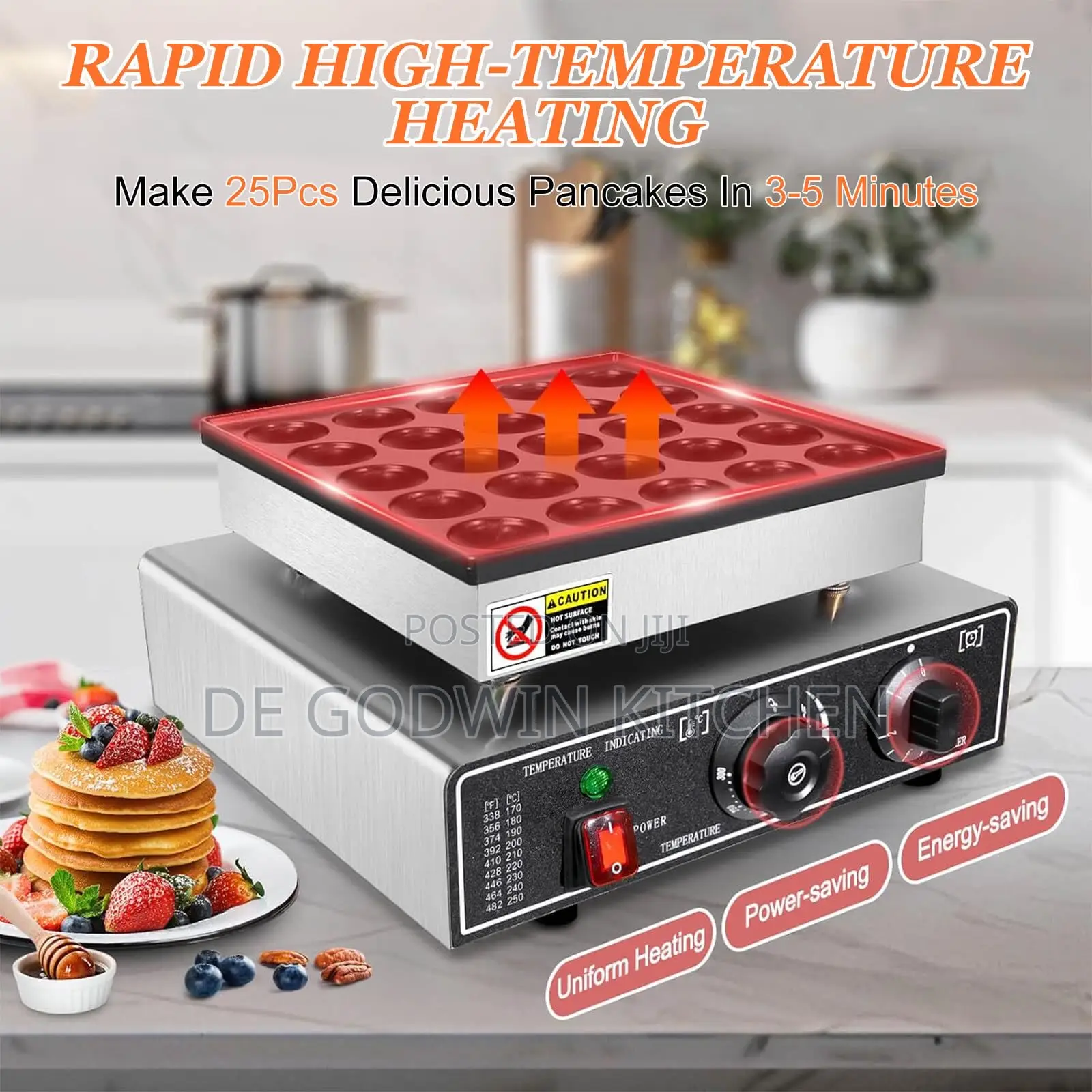 25 Holes Pancake Maker