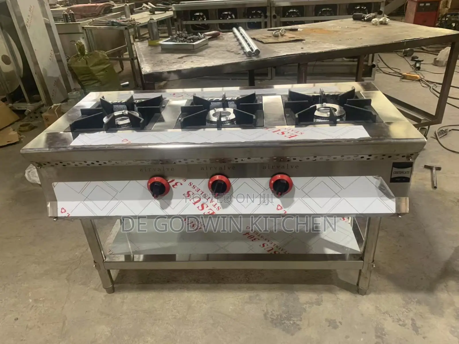 3 Burners Gas Cooker Without Oven