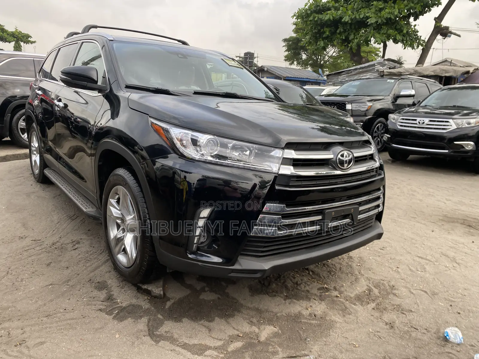 Toyota Highlander Limited V6 4x4 (3.5L 6cyl 6A) 2016 Black