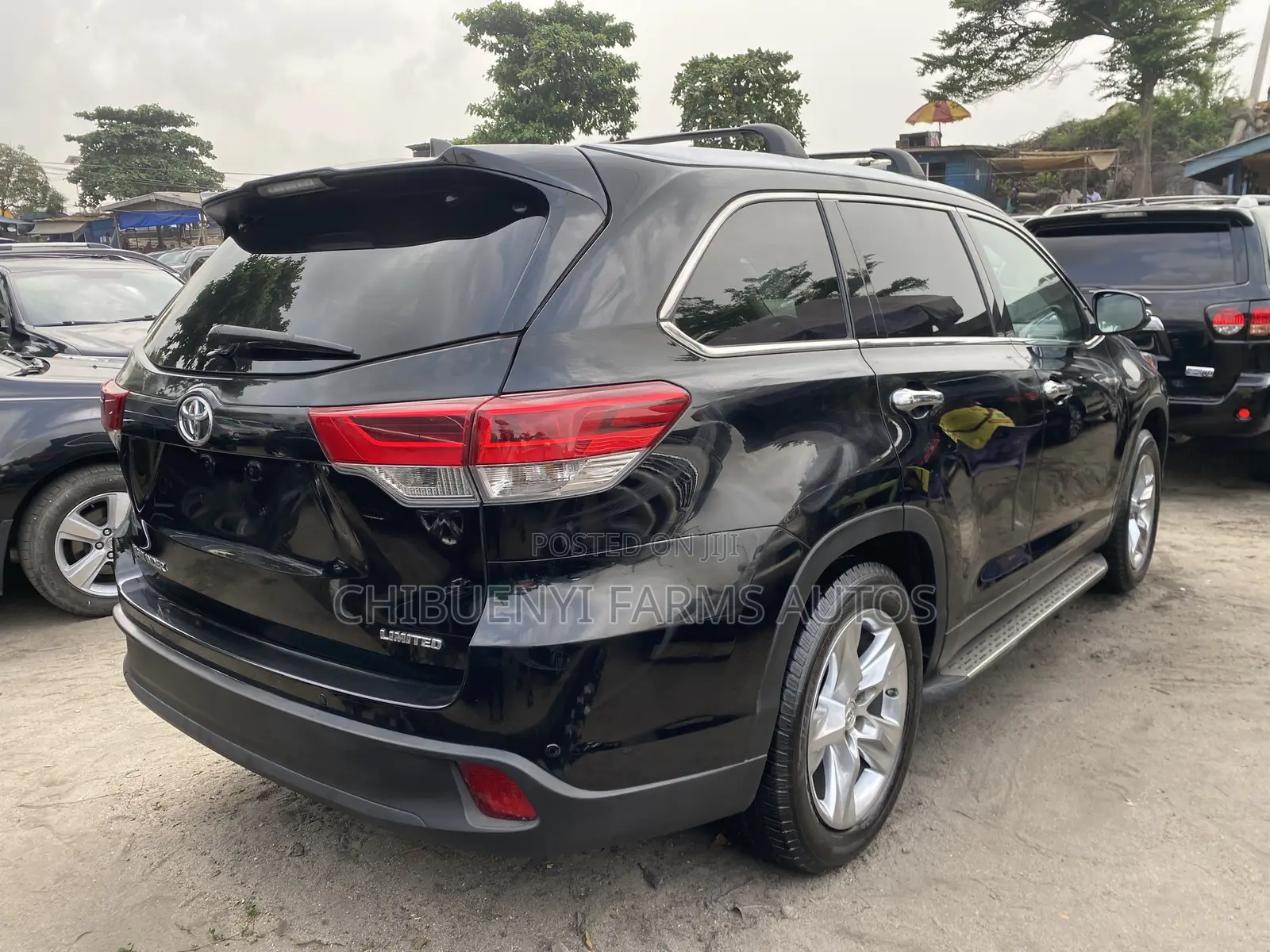 Toyota Highlander Limited V6 4x4 (3.5L 6cyl 6A) 2016 Black