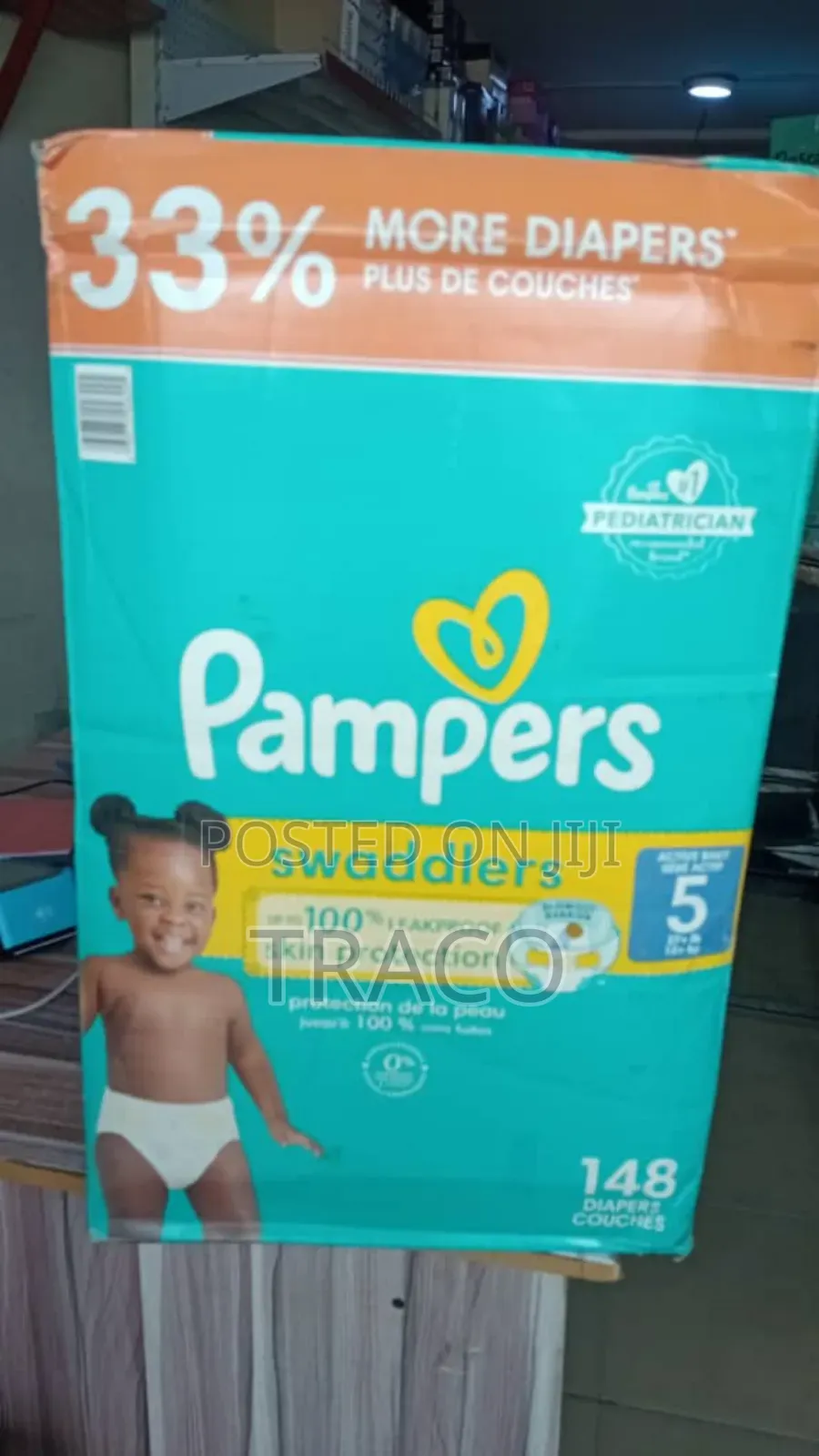 Pampers Swaddlers Size 5 Big Counts 148