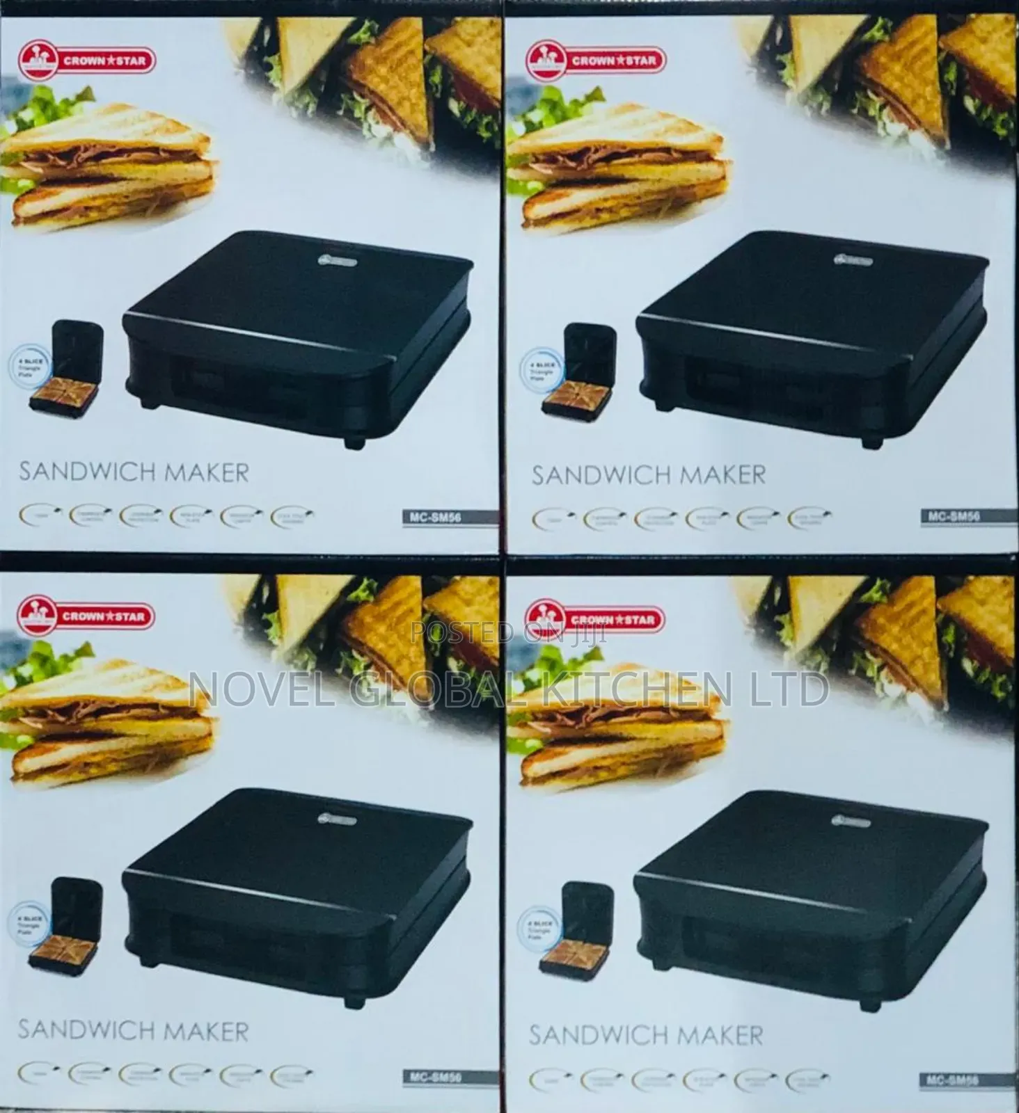 All Iron Body 4slice Toaster