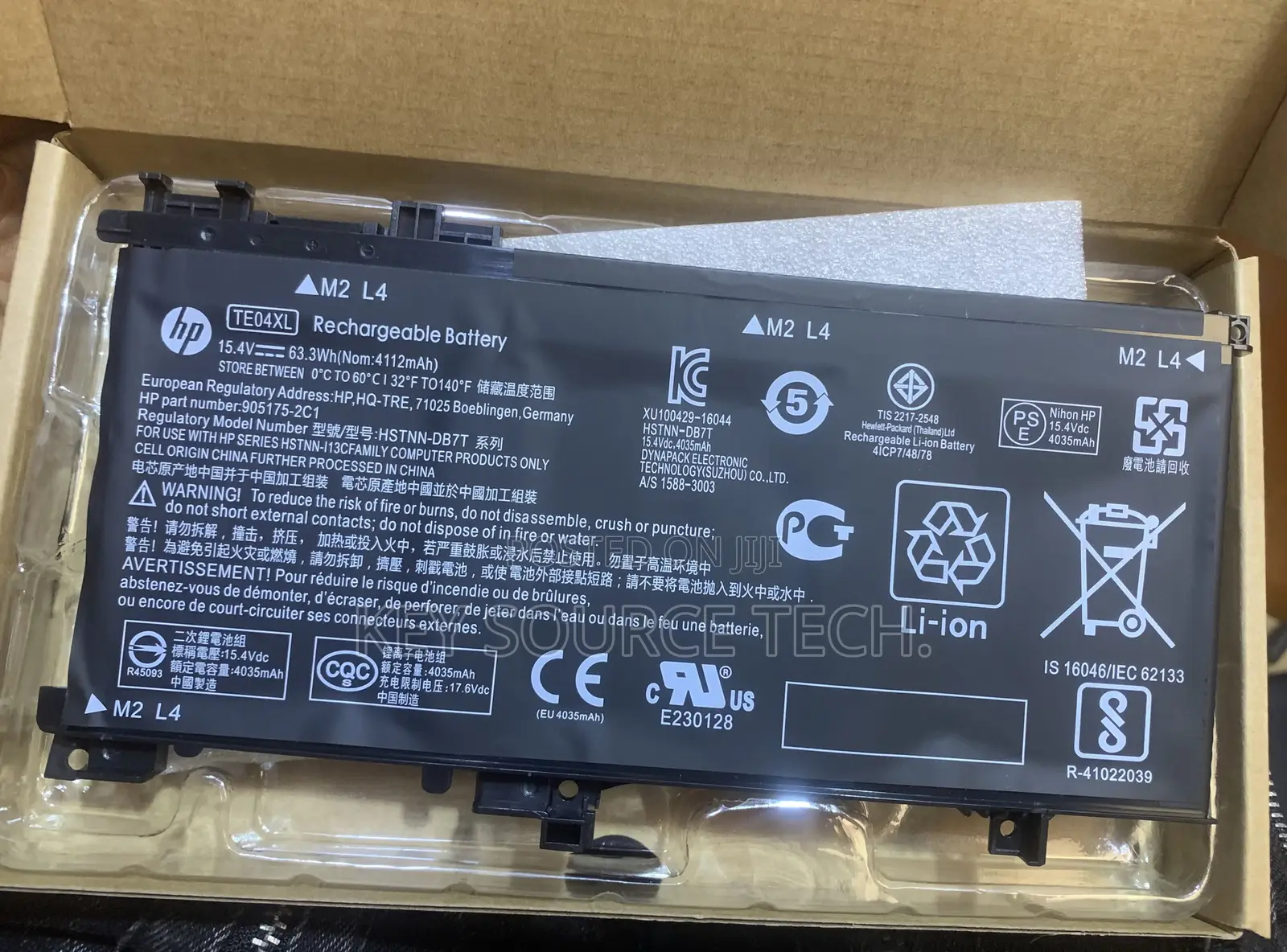Te04xl Battery for Hp Pavilion 15 Omen 15-Bc000 15-Bc015tx 15-Ax033dx
