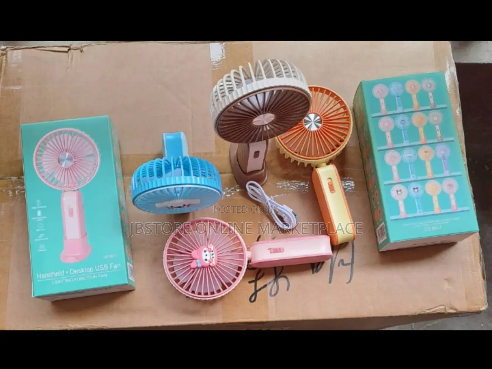 Original Mini Hand Held Stand Alone/ Foldable Rechargeable Usb Fan