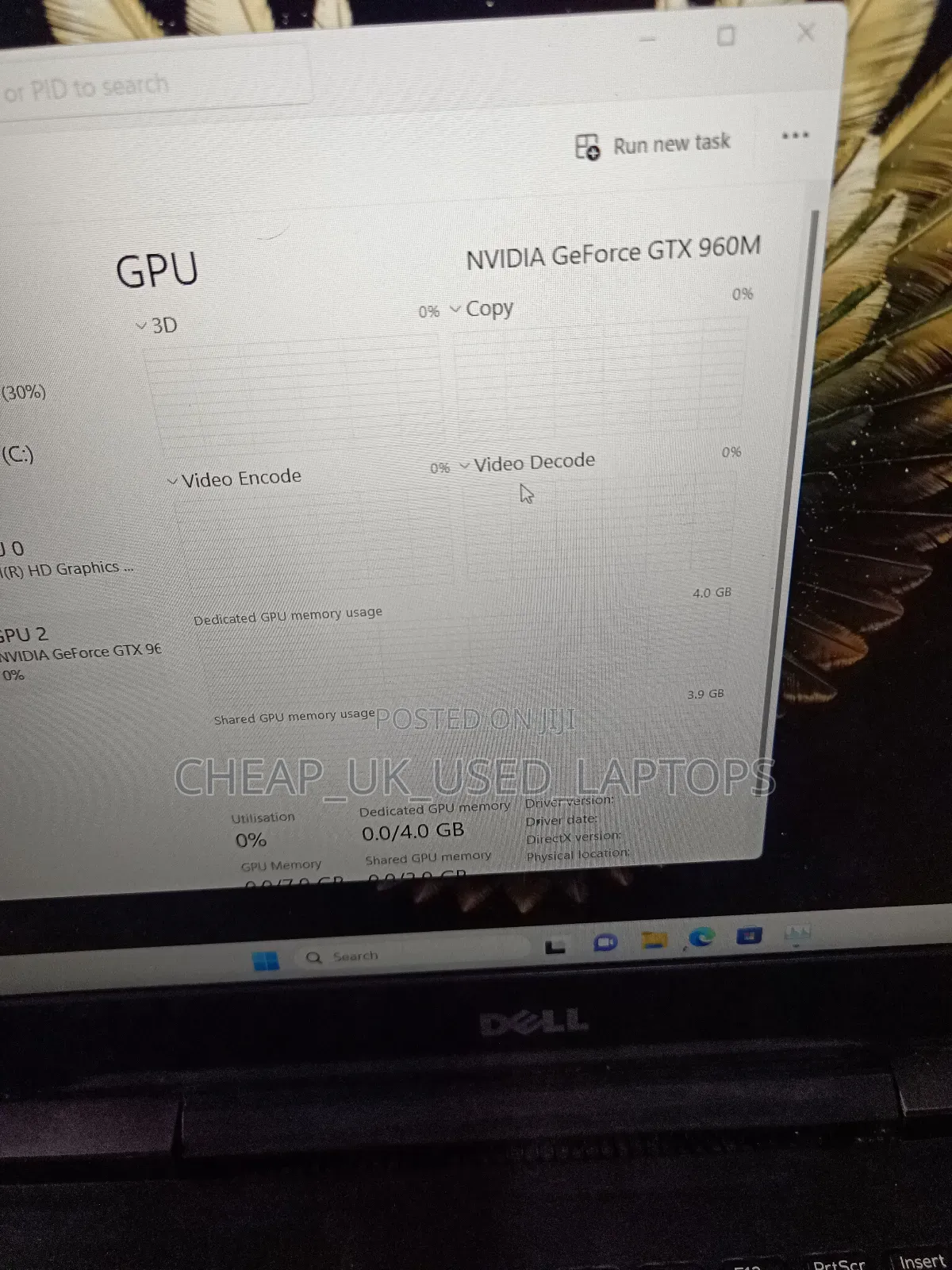 Laptop Dell Inspiron 15 7566 16GB Intel Core i5 HDD+SSD 750GB