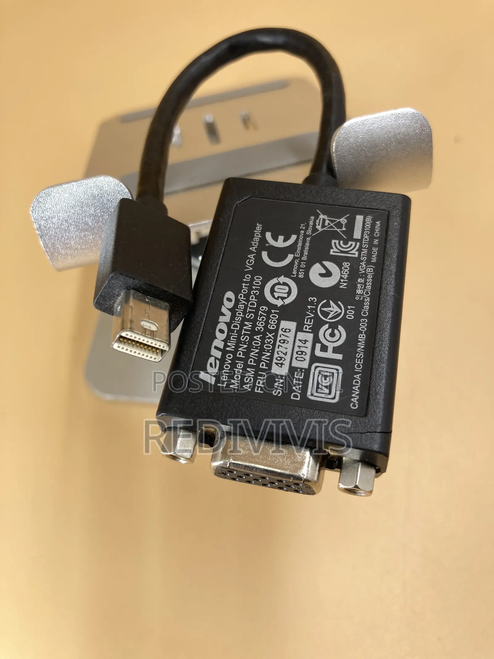 Lenovo Mini-displayport To Vga Adapter (Model: Stdp3100)