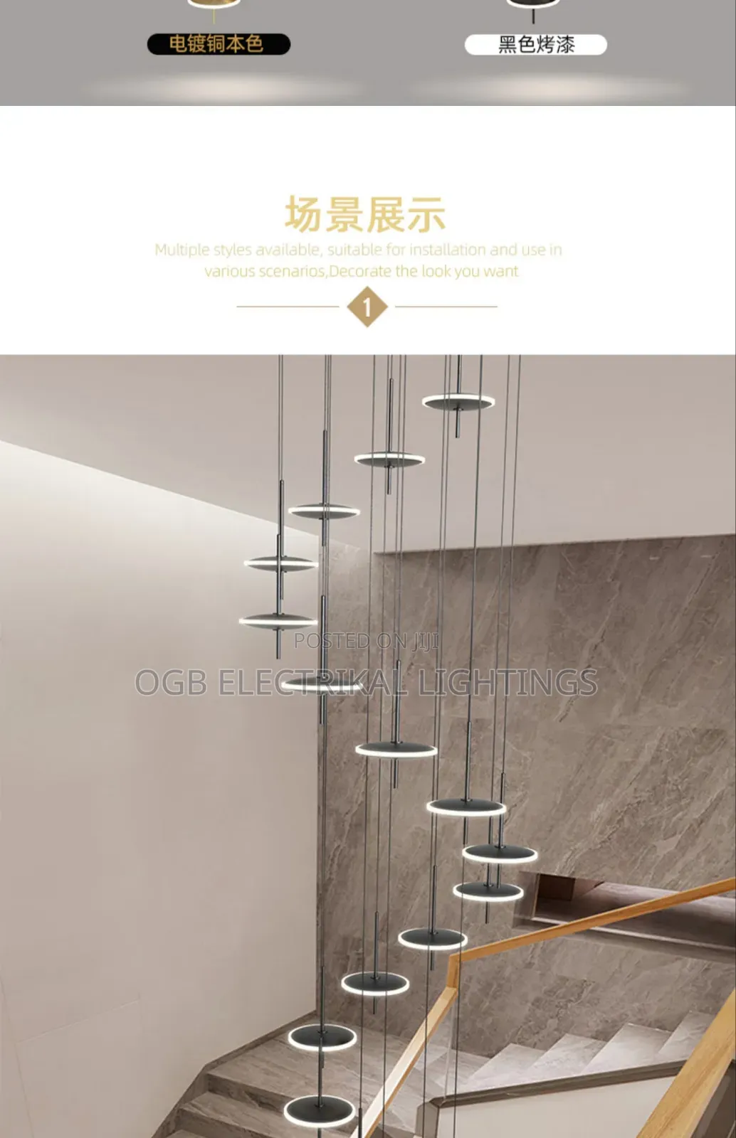 Nordic Black Chandeliers Creative Living Chandelier