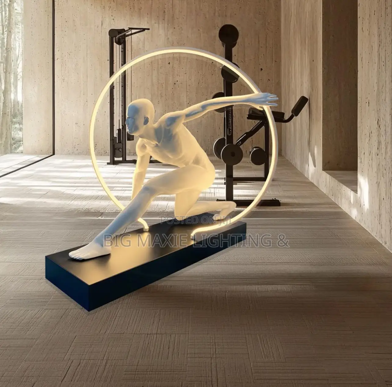Modern Resin Sculptor Floor Lamp
