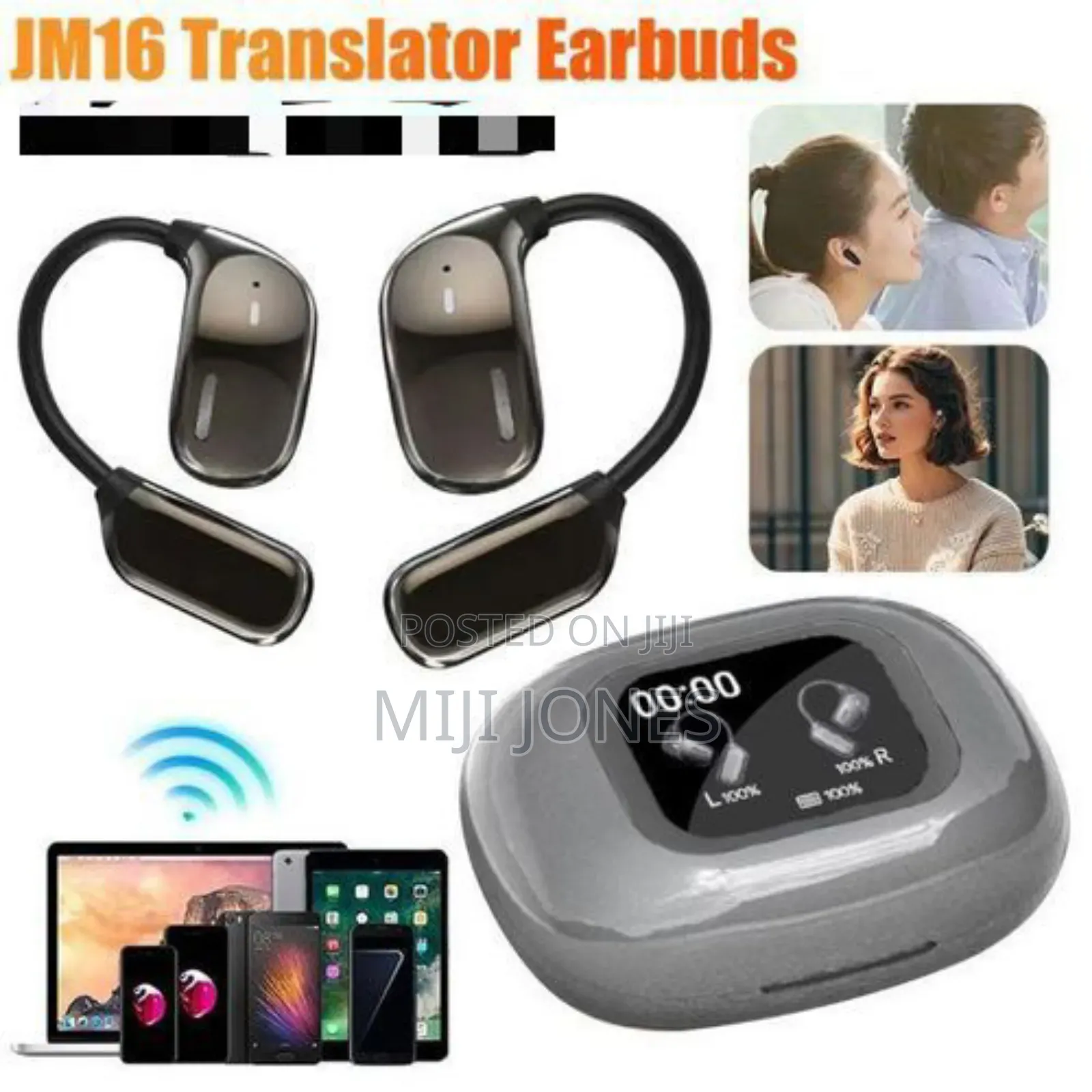 *Jm16 Earpod With Active Voice Control/Assistant*