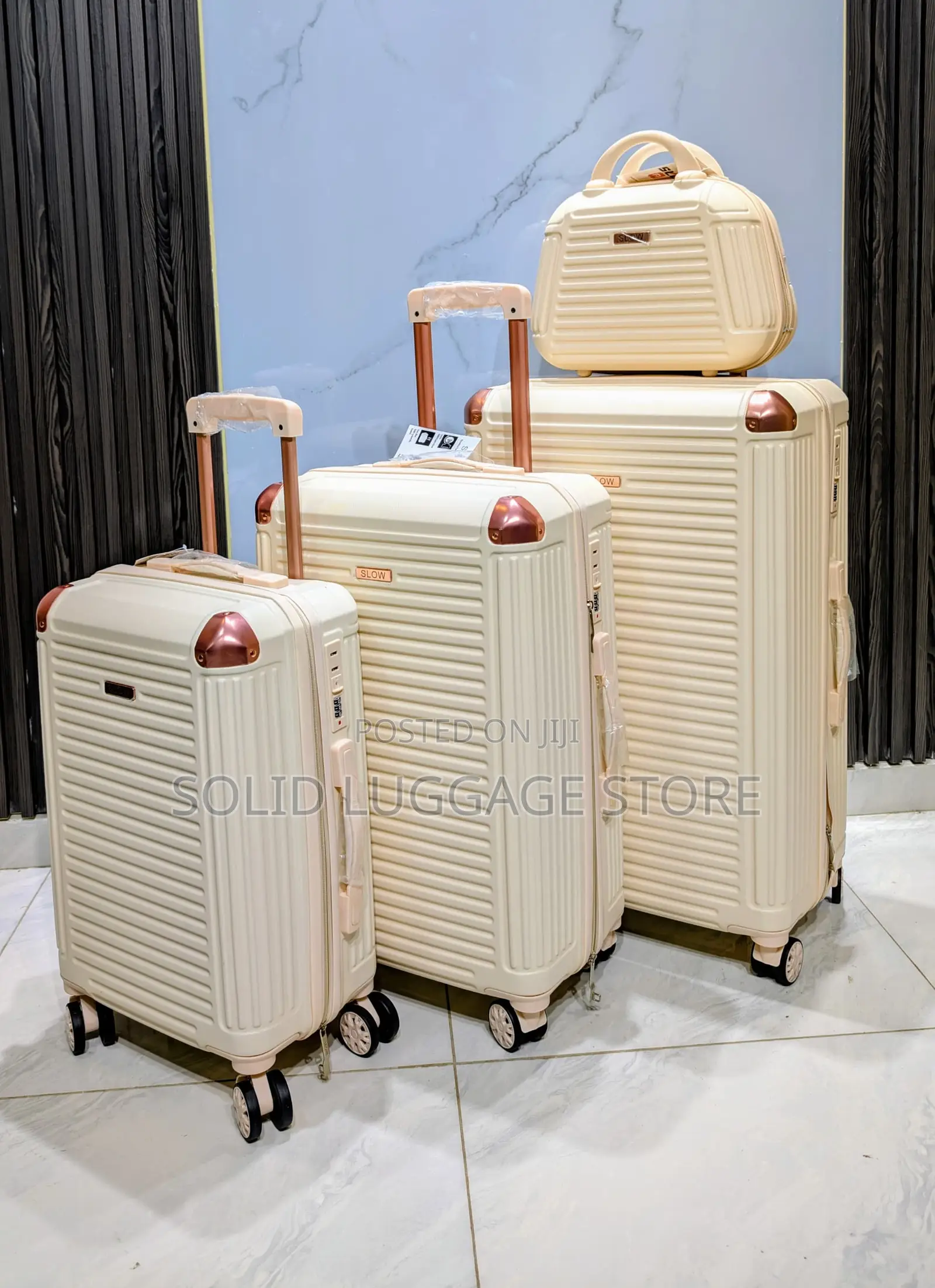 Original Set of 3 Plastic Luggage Boxes