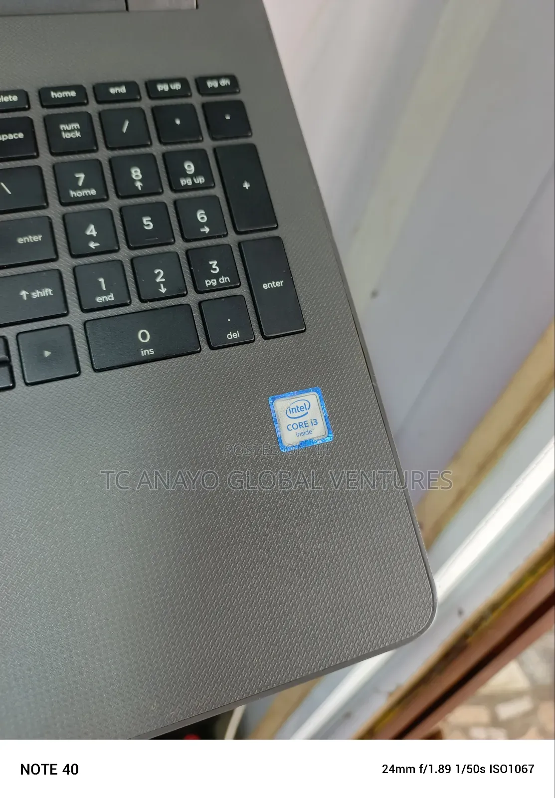 Laptop HP 250 G6 8GB Intel Core i3 HDD 500GB