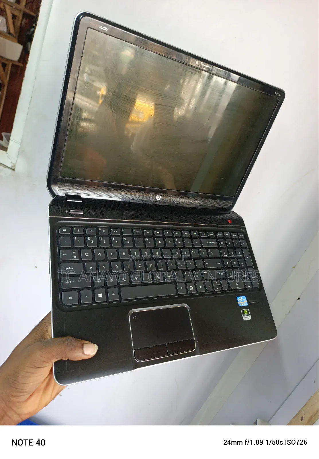 Laptop HP Envy Dv6 8GB Intel Core i7 HDD 500GB