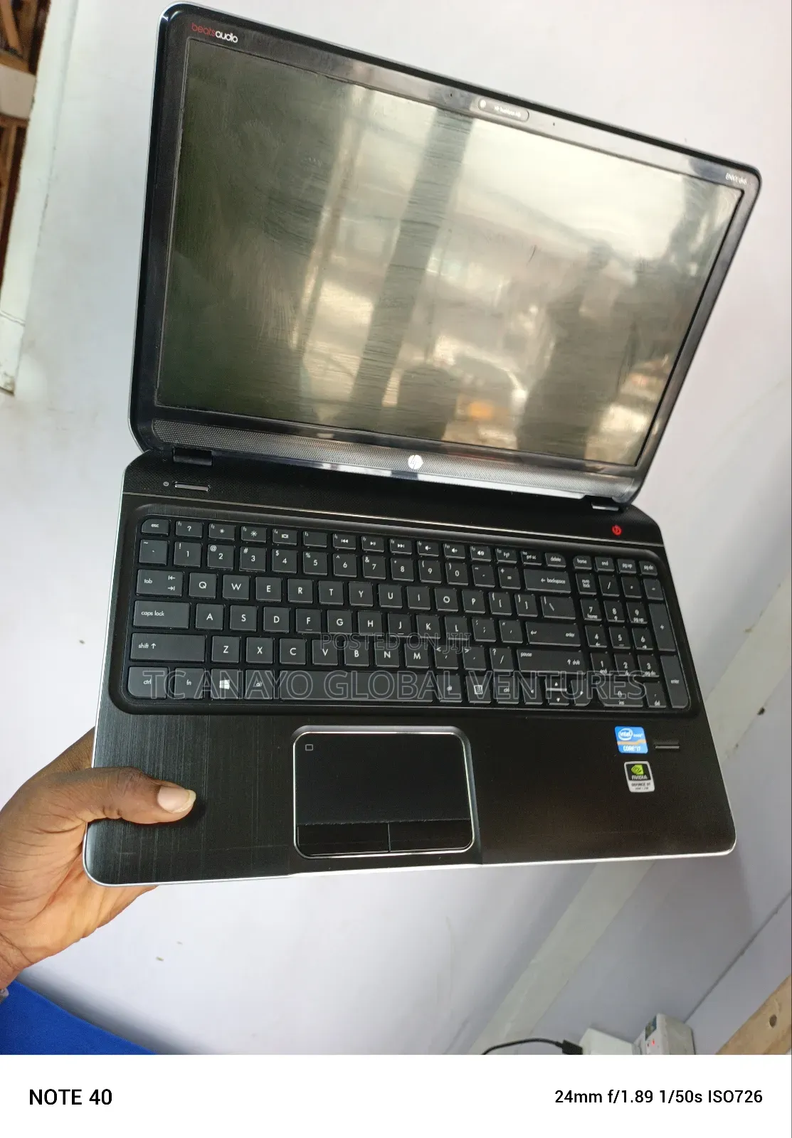 Laptop HP Envy Dv6 8GB Intel Core i7 HDD 500GB