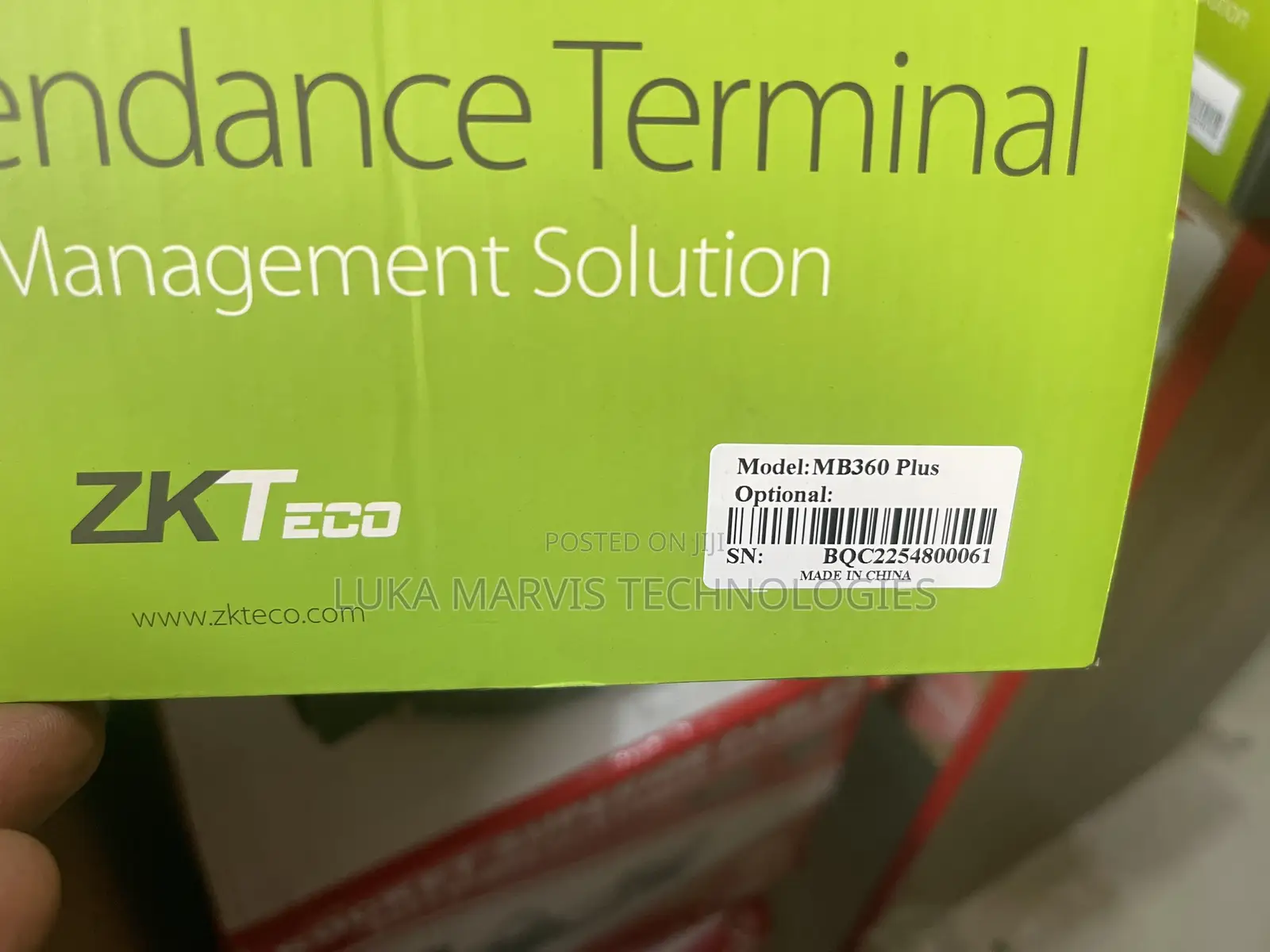 Time Attendance Mb360 Plus