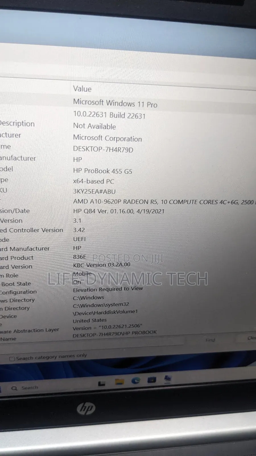Laptop HP ProBook 455 G5 8GB AMD A10 SSD 256GB