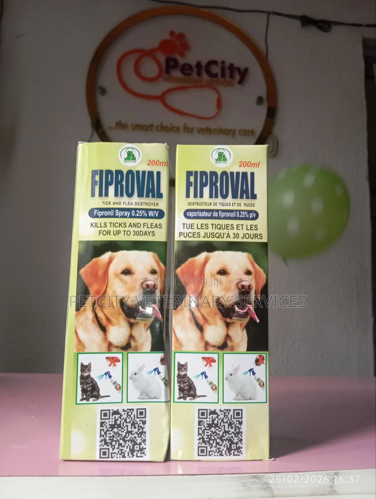 Fiproval Tick Flea Destroyer Spray