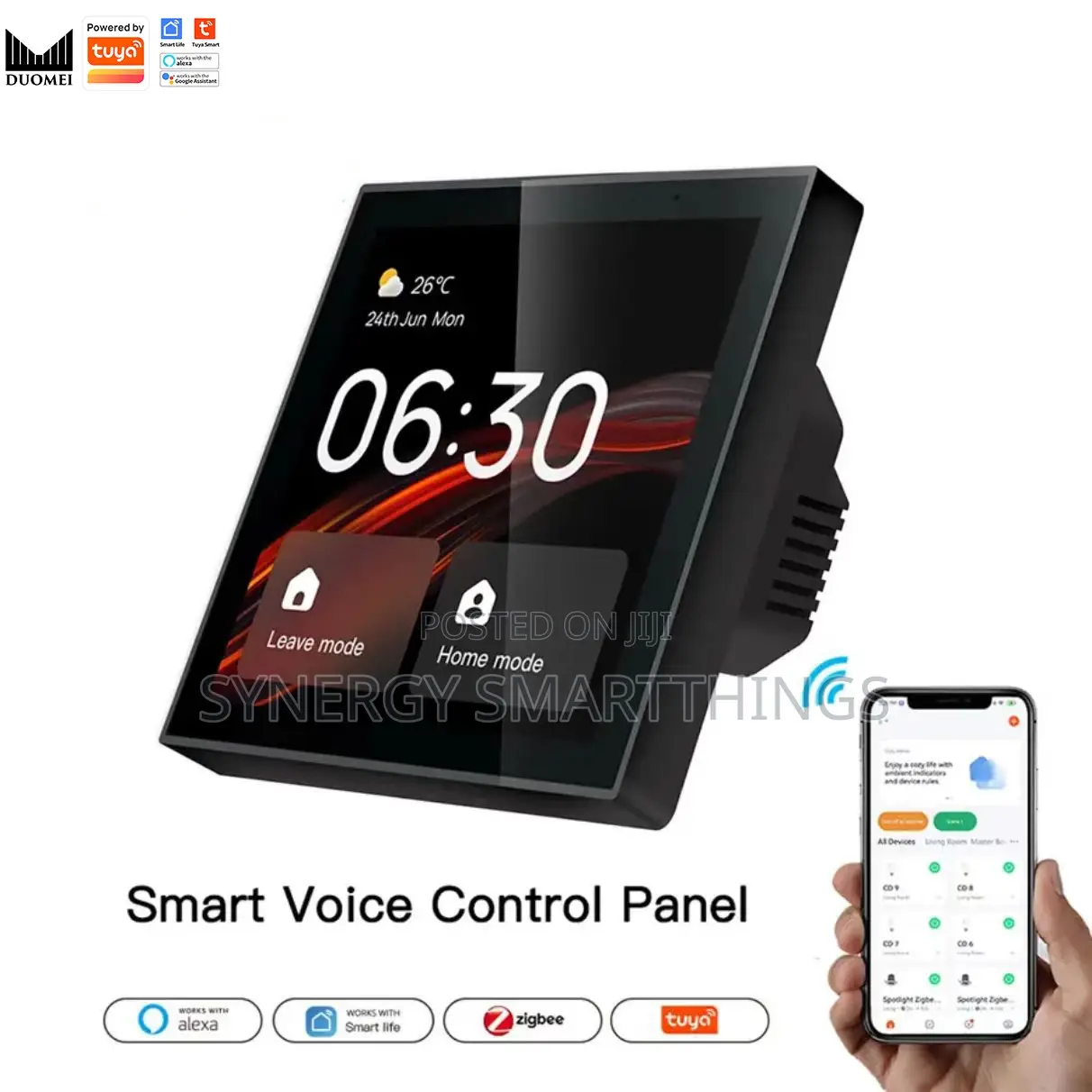 Tuya Center Control Panel With Voice Control Alexa Built-In