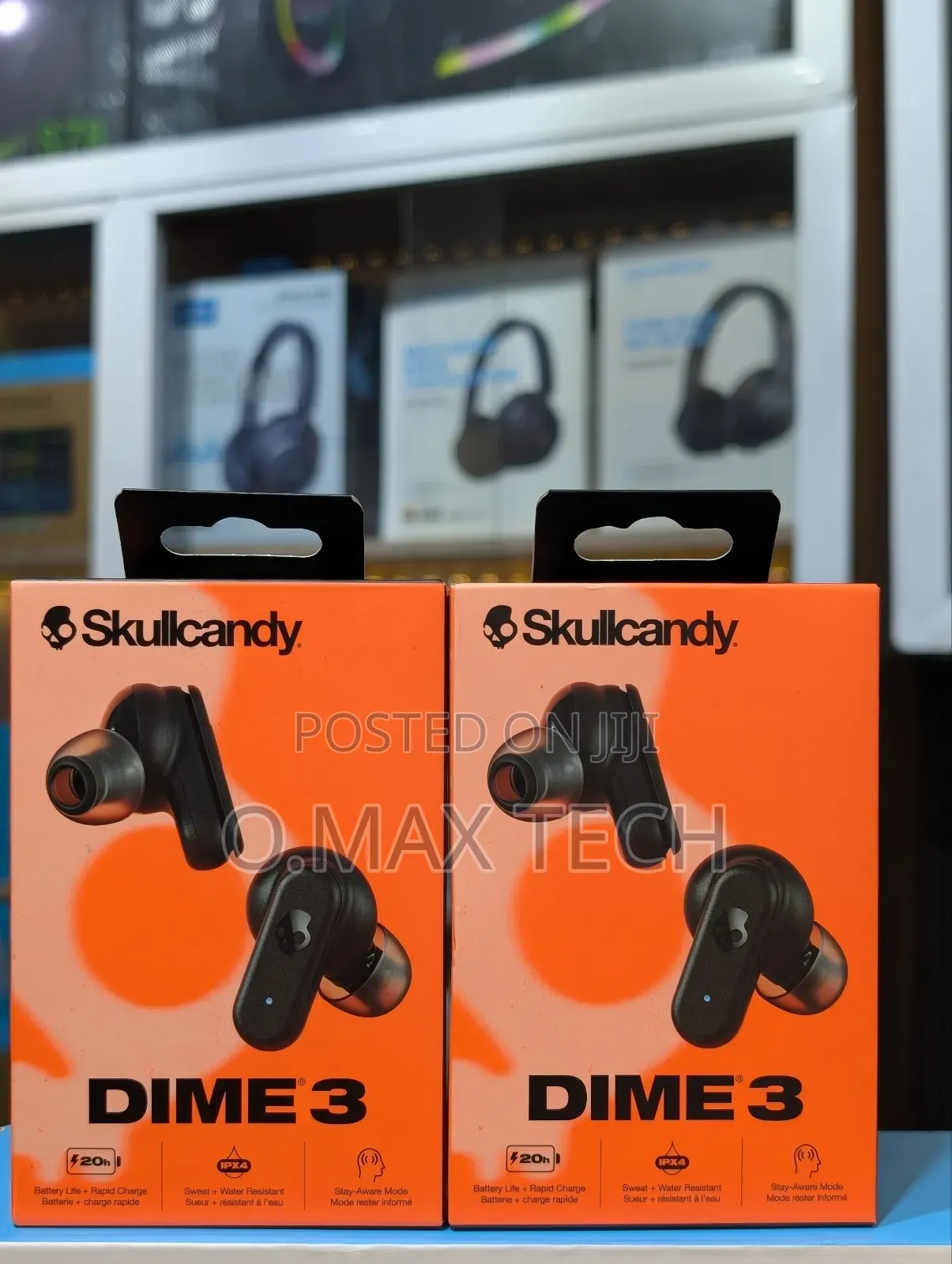 Skullcandy Dime 3 Wireless Earbuds, Bluetooth Headphones