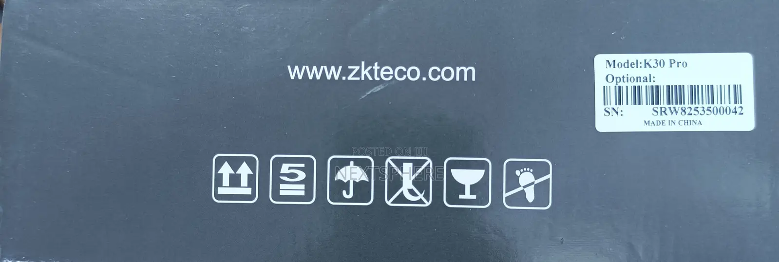 Zkteco - K30 Pro Biometric Fingerprint Time And Attendance Terminal