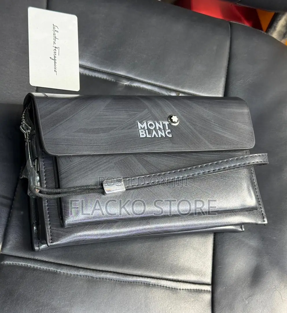 Original Mont Blanc Leather Purse For Men