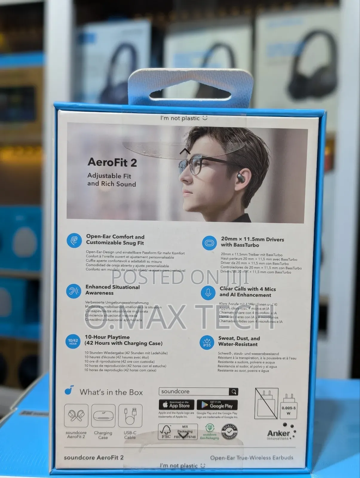 Soundcore Aerofit 2, Open-ear Headphones, Real-time Translation