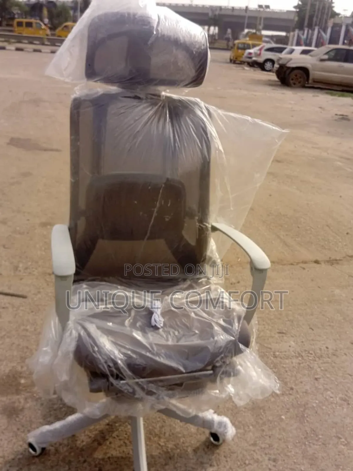 Imported Executive Massage Swivel Office Chair With Leg and Head Rest