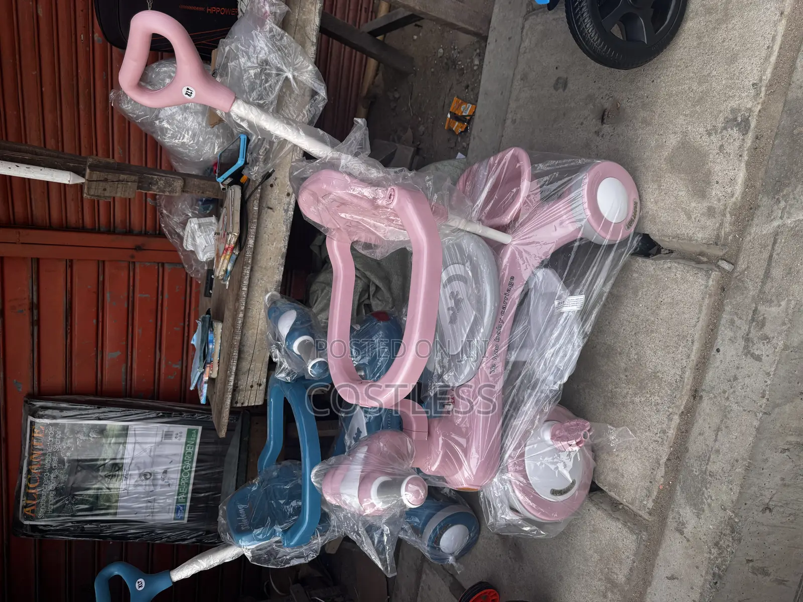 Children's 3-in-1 Tricycle Push Bike Stroller