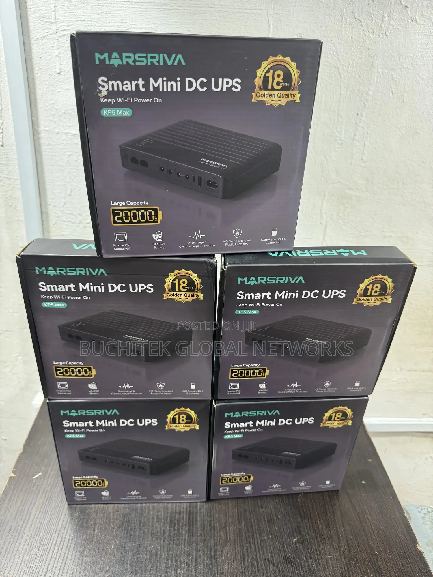 Marsriva 20,000mah Smart Mini Dc ( Router Power Bank)