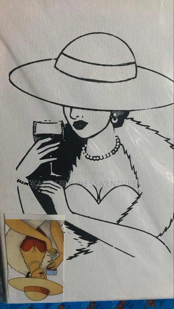 Sip and Paint Canvas Total Package;Different Designs I.E Paint,Apron