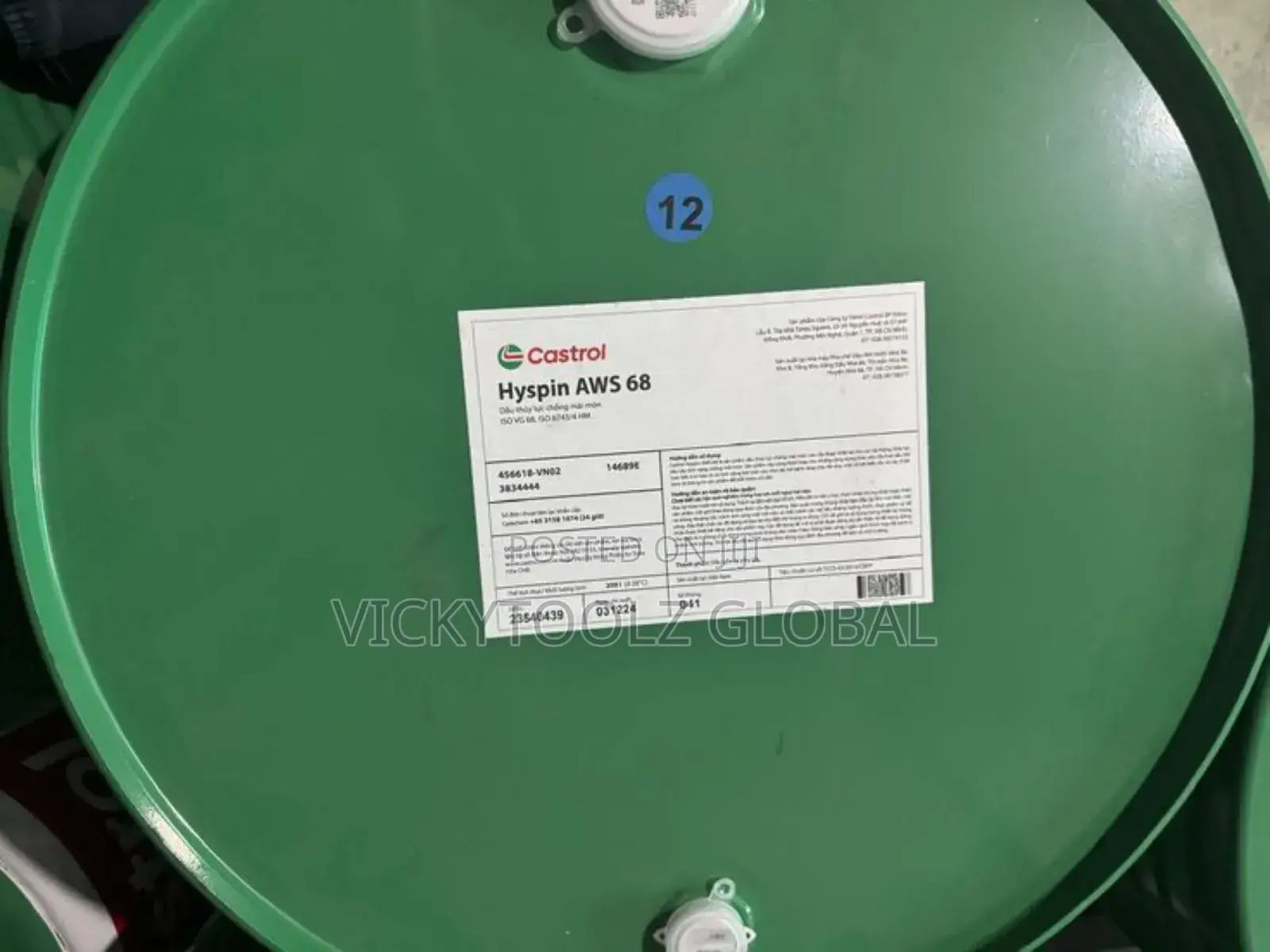 Castrol Hyspin Aws 68 (209litres)