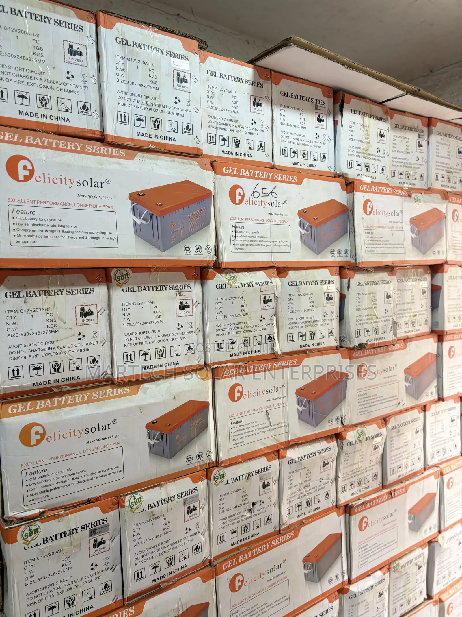 Felicity Solar Battery 200ah Dry Cell