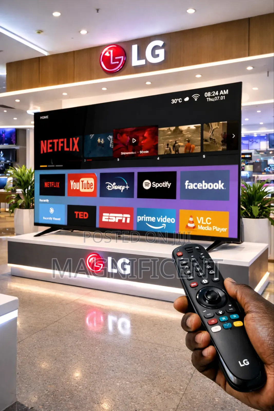 Lg 50′′ Uhd Smart Tv (50ut73006la) With Magic Remote – Original Lg